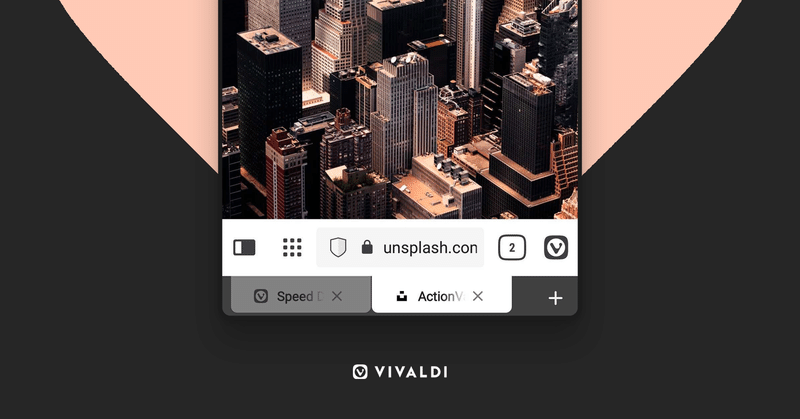 Android版Vivaldiブラウザ3.3リリース　アドレスバーとタブバーを下に置けるようになりました
