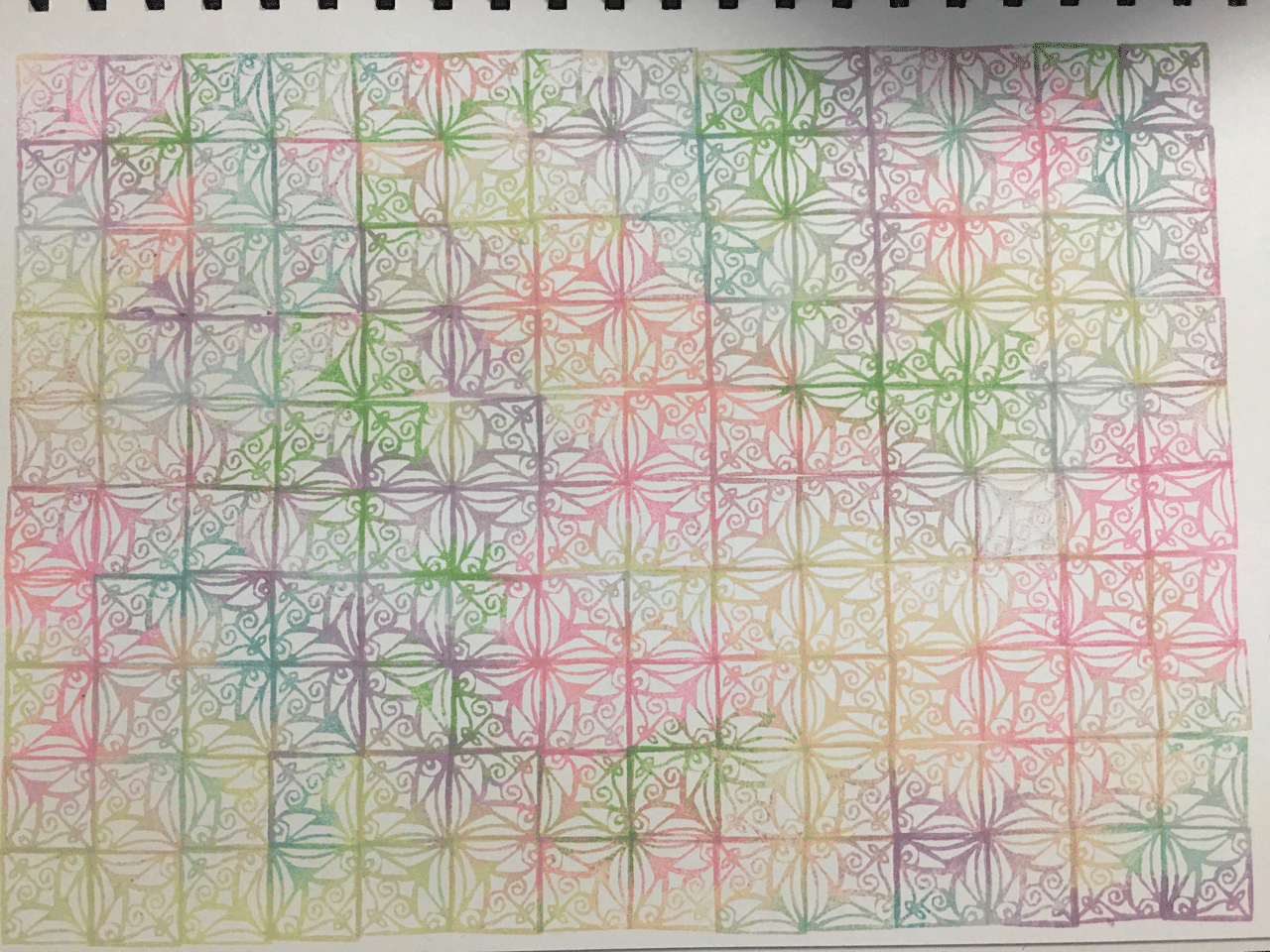 消しゴムハンコ瞑想 陽だまりちゃん Note