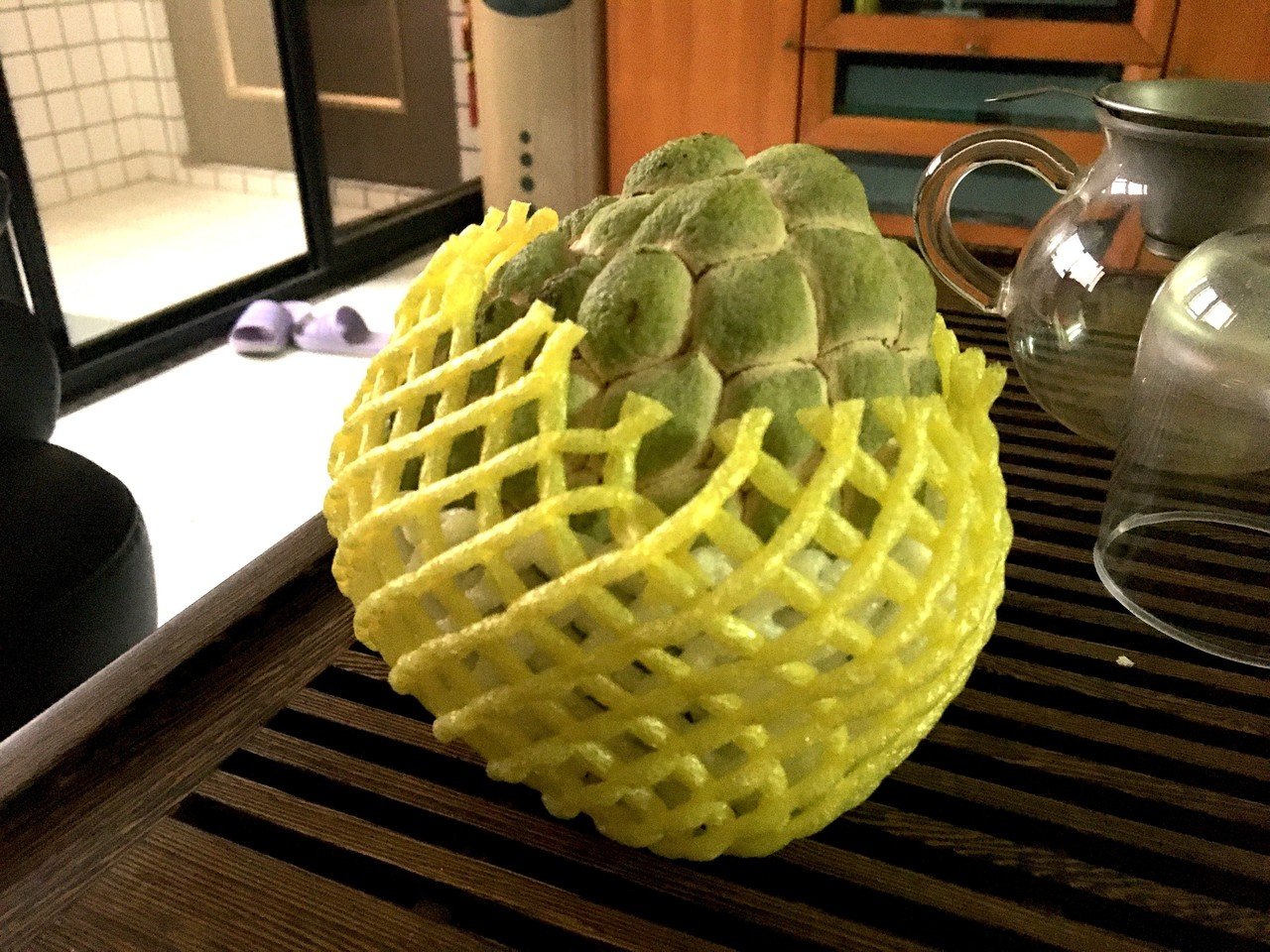 隔離2日目：母から釈迦頭（しゃかとう）をもらった｜日本語ポンコツ🇹🇼