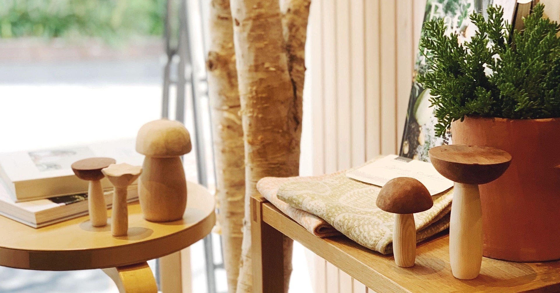 Products｜Maija Fredrika きのこのウッドオブジェ｜LAPUAN KANKURIT