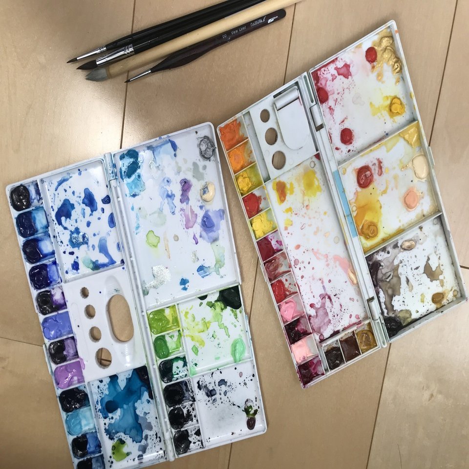 透明水彩メイキング めめもあい Note