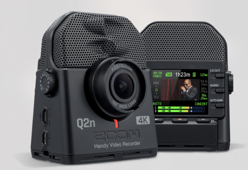 ミュージシャンのための4kカメラ Zoom Q2n 4k カメラレンタル シェアカメ 旅行にもう一つの楽しみを Note
