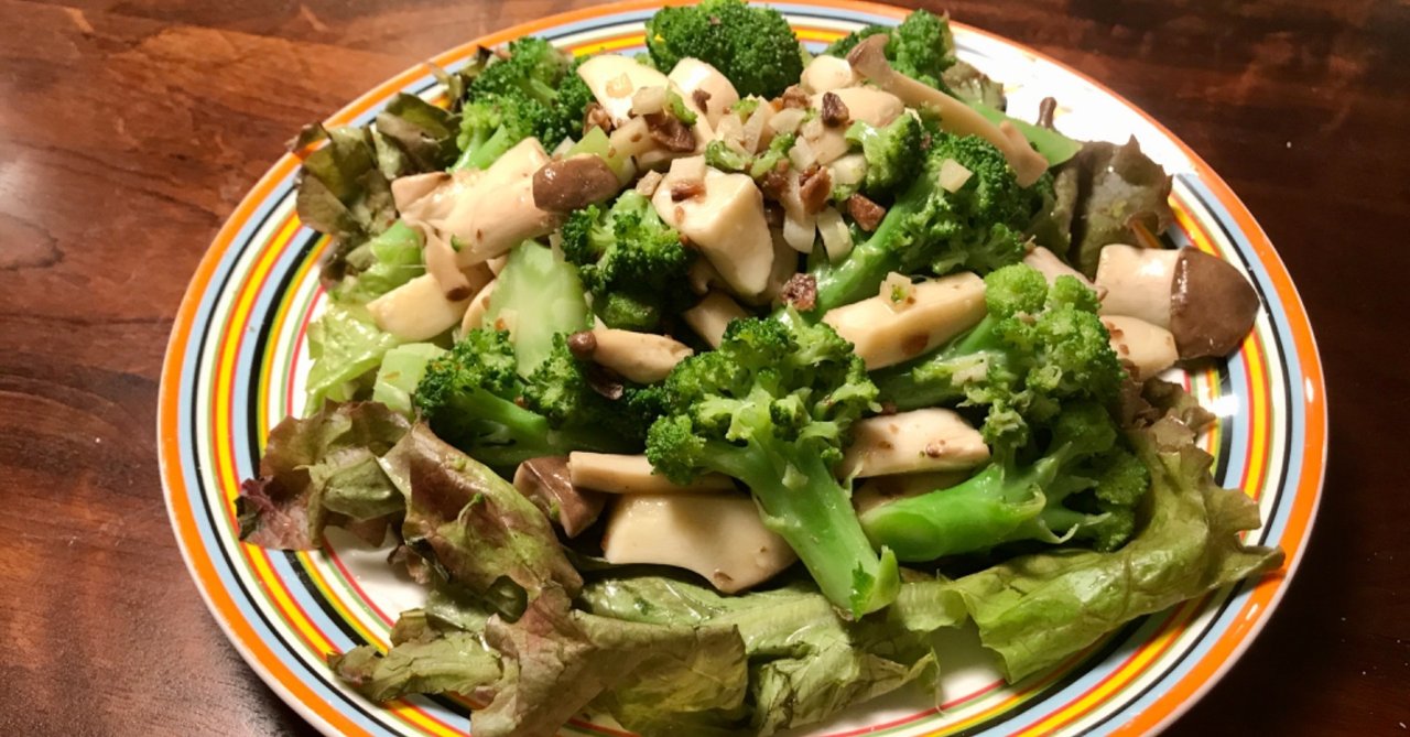 Shuntaro S Kitchen エリンギとブロッコリーのアンチョビホットサラダ Shuntaro Note