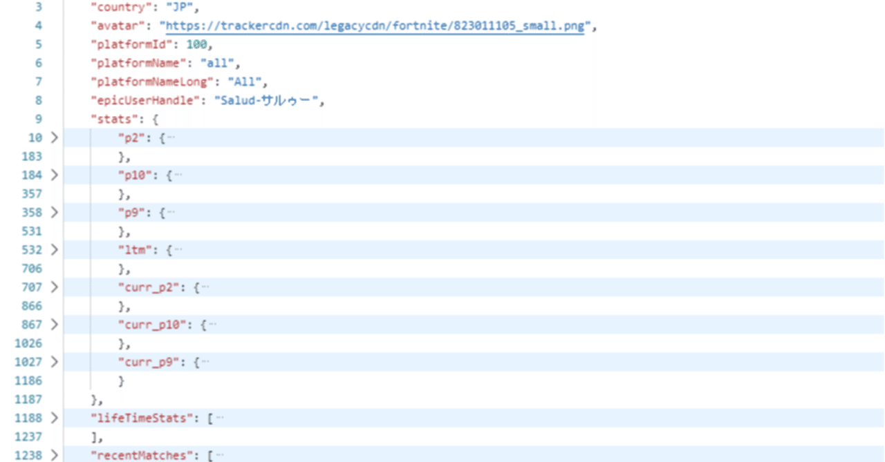 Fortnitetracker Comのapiを使ってみたお話 準備と戻り値のjsonについて Salud サルゥー Note