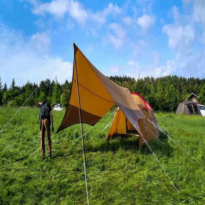 エントリーパックTT、タープって本当に必要なの？／タープでの過ごし方