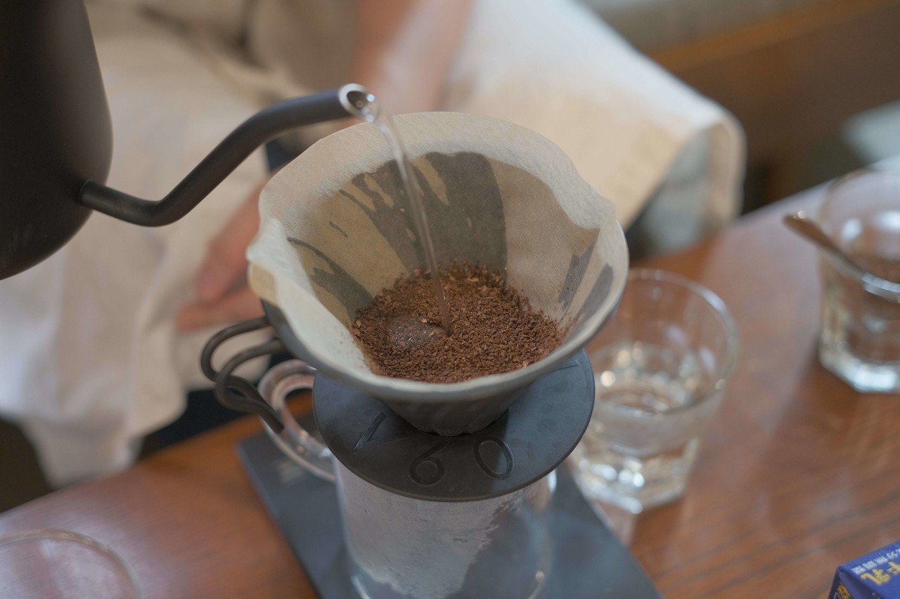 ハンドメイド★Ｌ～３Ｌ・フリー★カフェオレ色・茶色・ブラウン★2wayストレッチ★ポケ付・ゆったりパンツ★アンクル丈★サルエル風 リブ イン コンフォート くぼっち☆とコラボ 軽やかにこなれ見えする