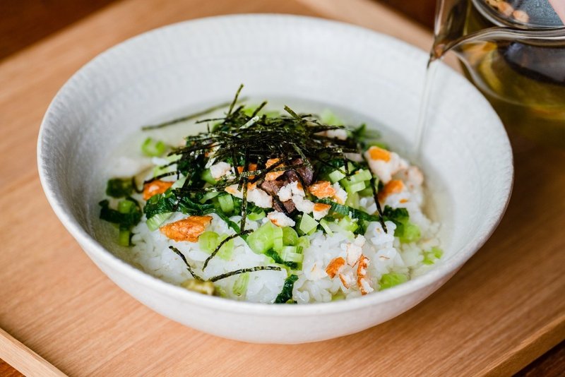 くせになっちゃう アンチョビ野沢菜茶漬け Reizoko Ni Almonde 冷蔵庫にあるもんで Note