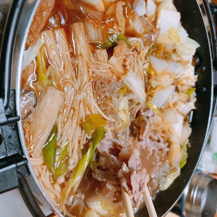 今日のごはん すき焼きのシメ いや 翌日はすき焼きでしょ みくのしん Note