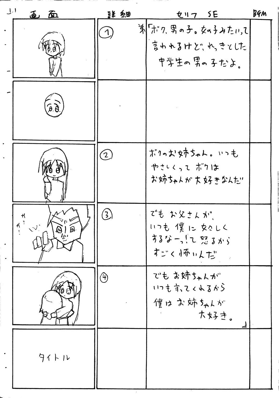 内気はずかしゆう君ちゃん絵コンテ集 第1話絵コンテ 書き込みあり ゆうくんちゃん プロジェクト Note 内気はずかしゆう君ちゃん絵コンテ集 第1話絵コンテ 書き込みあり ゆうくんちゃん プロジェクト Note