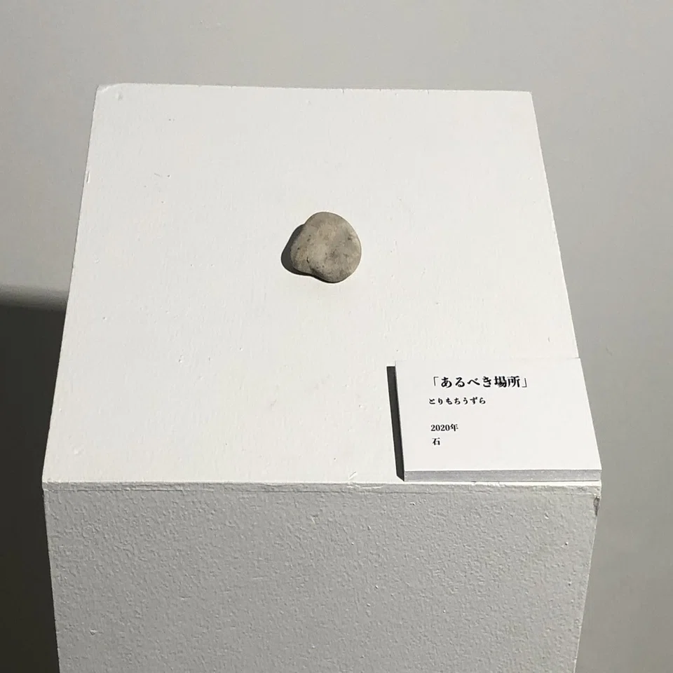 石を展示すると価値が生まれる｜とりもちうずら