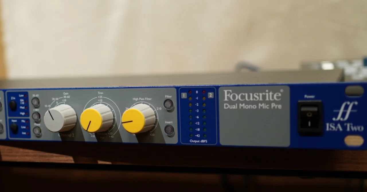 値下げします。作動問題ありません。FOCUSRITE ISA おも Two 2ch