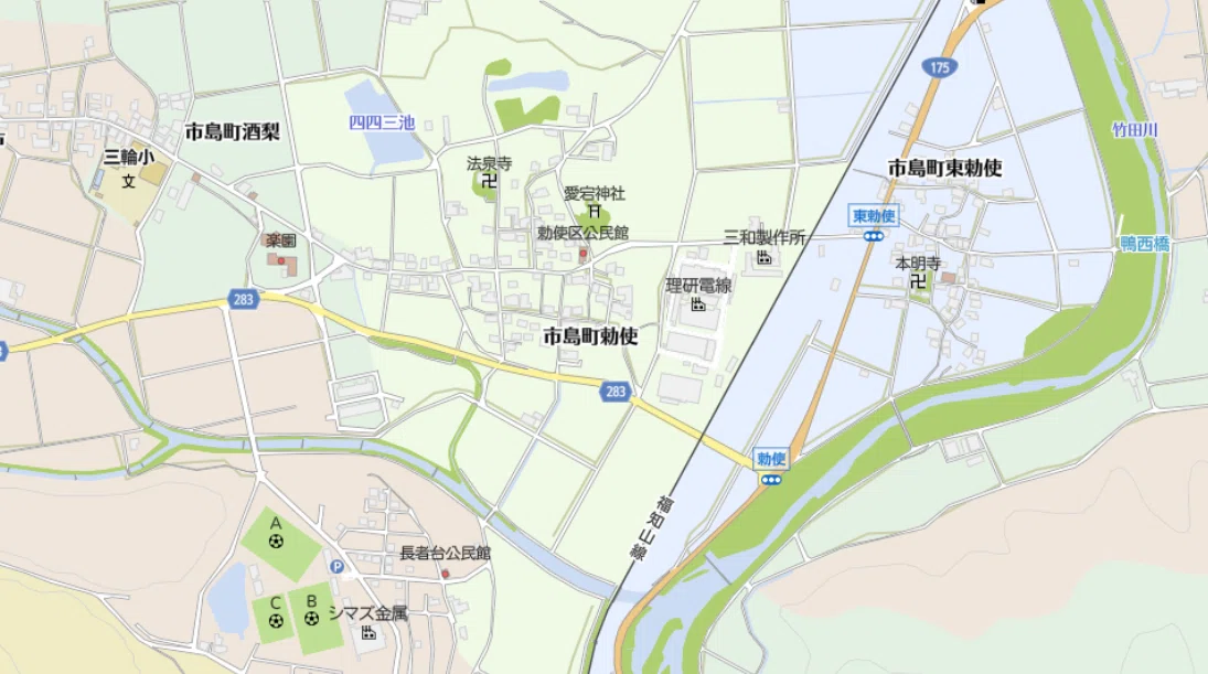市島町勅使
