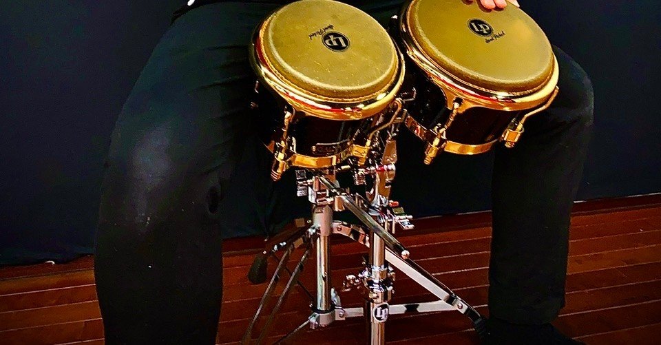 ラテンパーカッションのボンゴを新調しました！ そして最高のスタンド