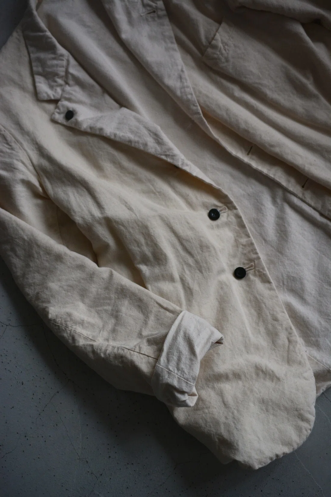1940-50s vintage NOS French Hospital Military fabric】 Set up for