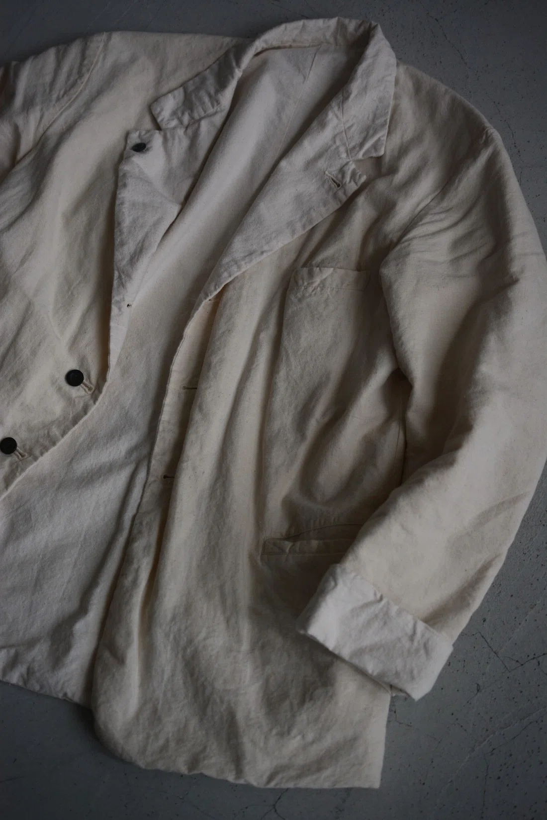 1940-50s vintage NOS French Hospital Military fabric】 Set up for