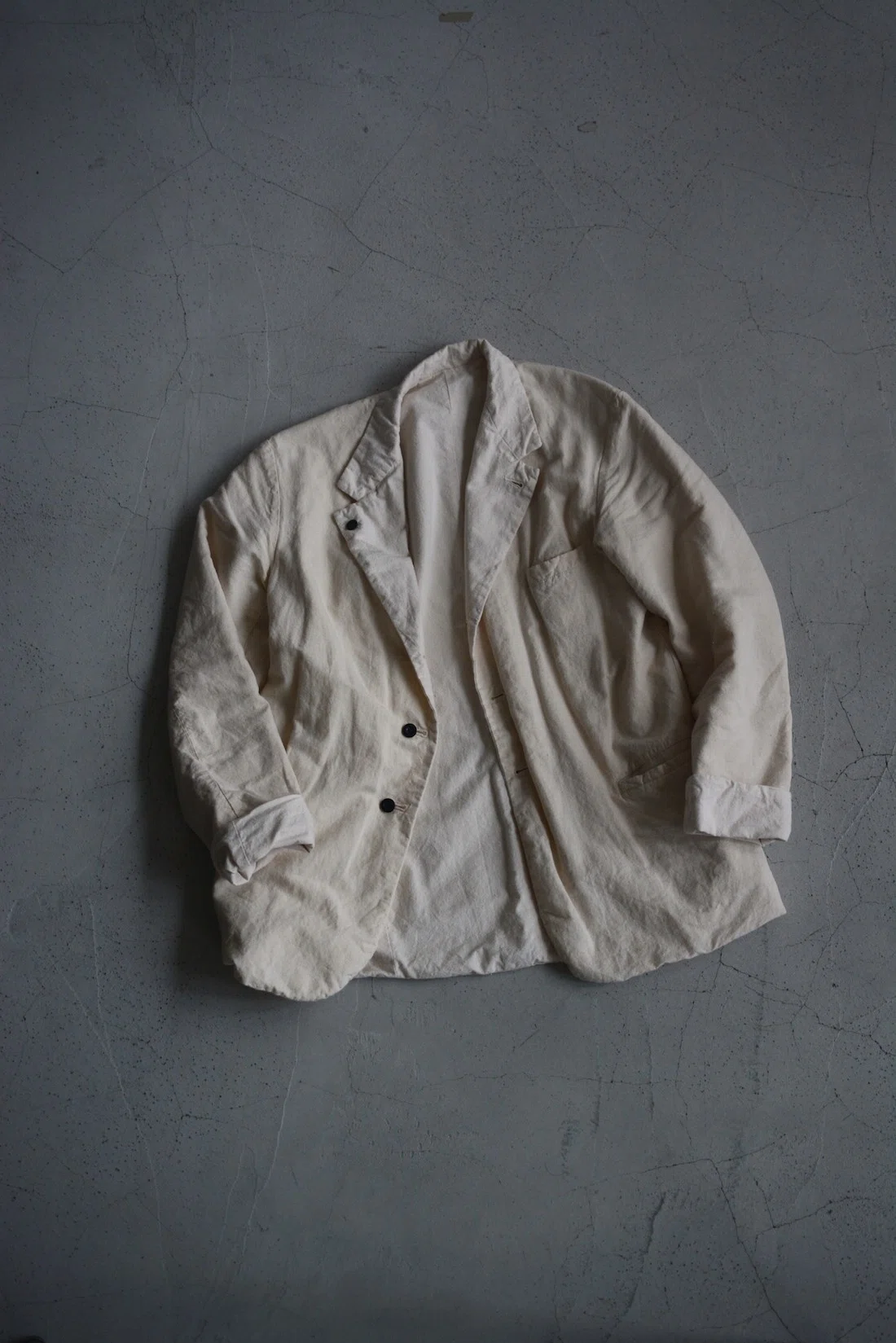 h*a様 outil nariwai別注　ホスピタルジャケット 1940-50s vintage NOS French Hospital Military fabric】 Set up for