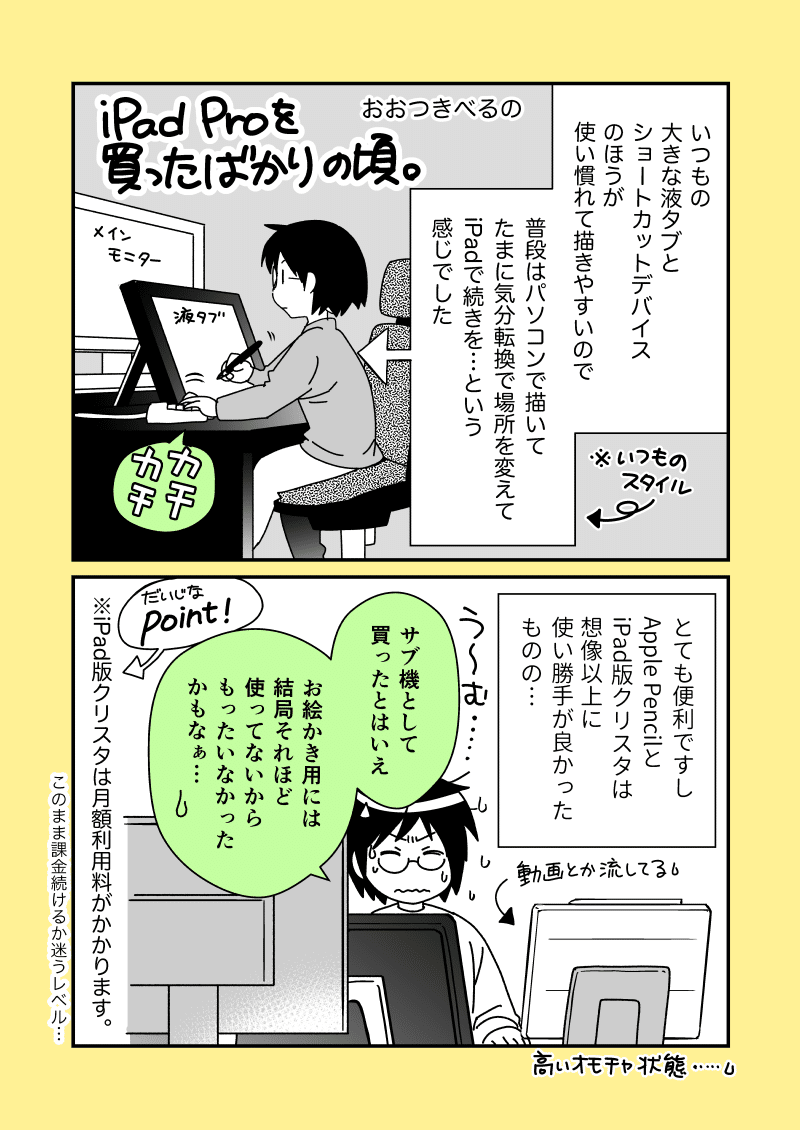 雑記 9 16 Ipad Proと絵と私の関係 おおつきべるの Note 雑記 9 16 Ipad Proと絵と私の関係 おおつきべるの Note