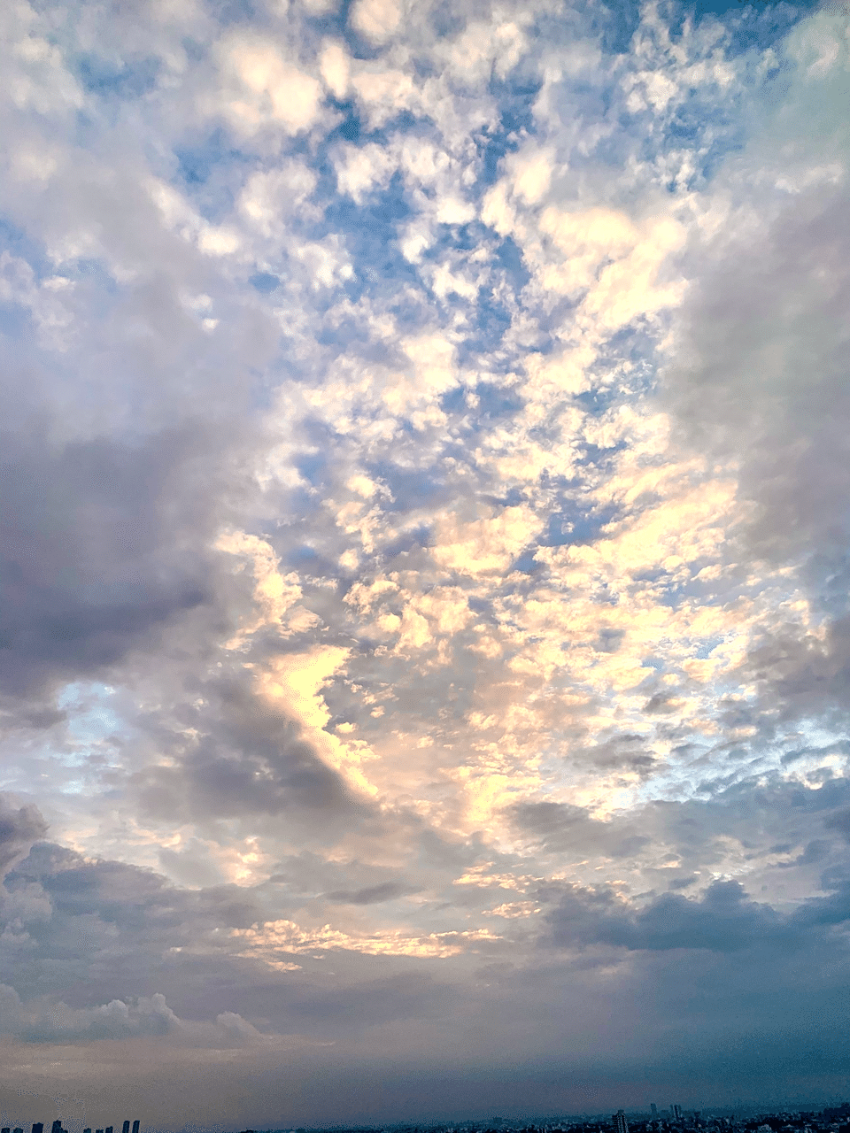 秋雲と夕陽の演出 ミクジ Note