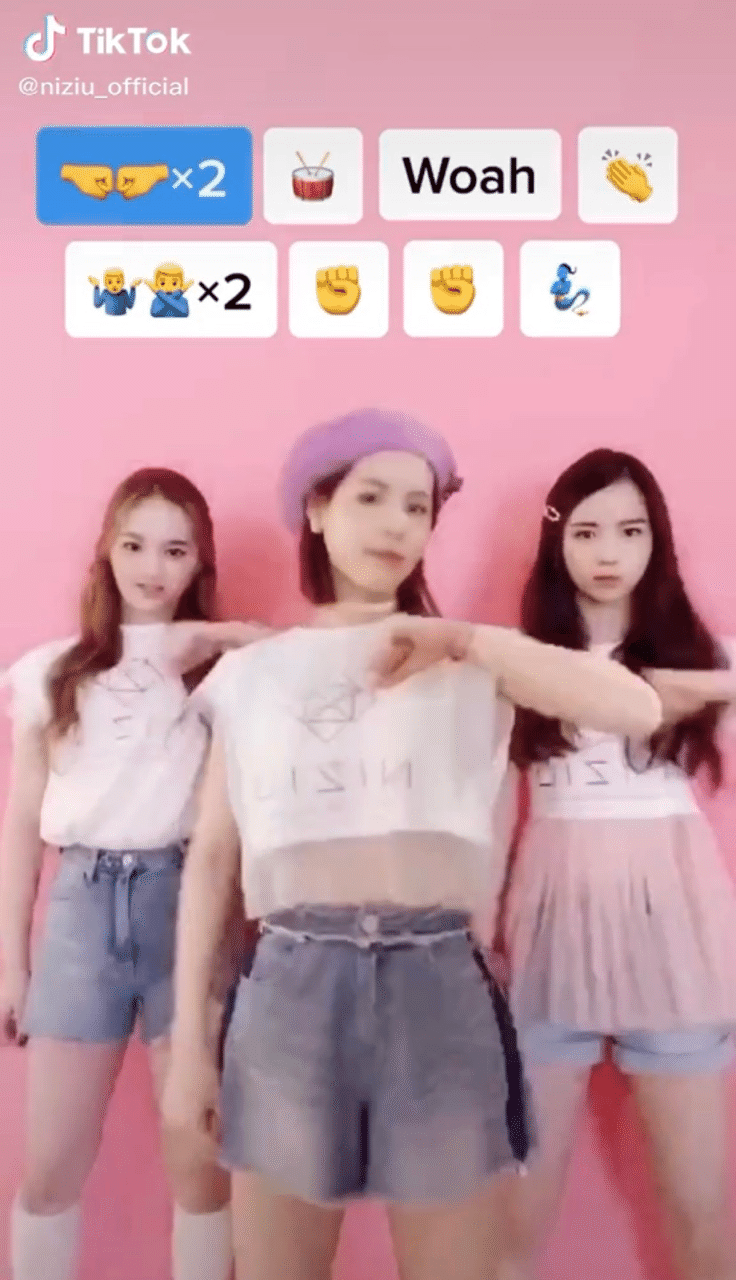 Tiktok 絵文字ダンス マコリオマヤ Niziu活 ゆでたま Note