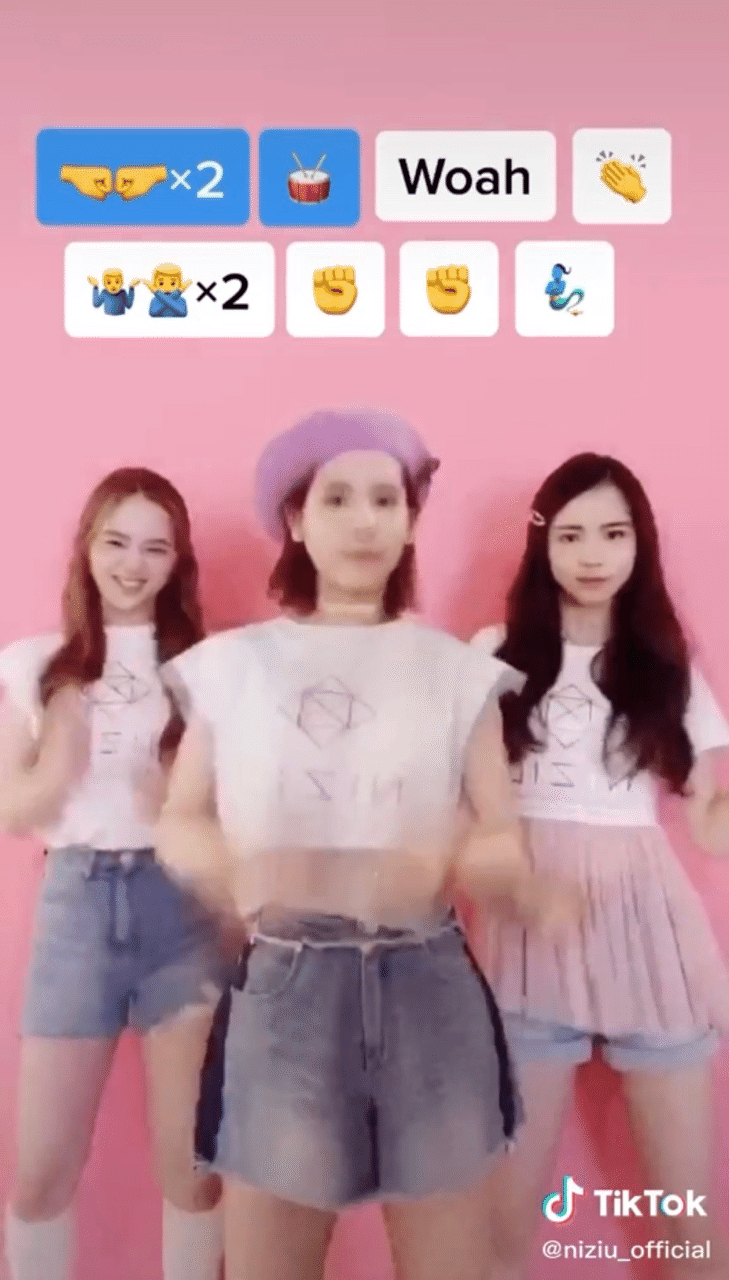 Tiktok 絵文字ダンス マコリオマヤ Niziu活 ゆでたま Note