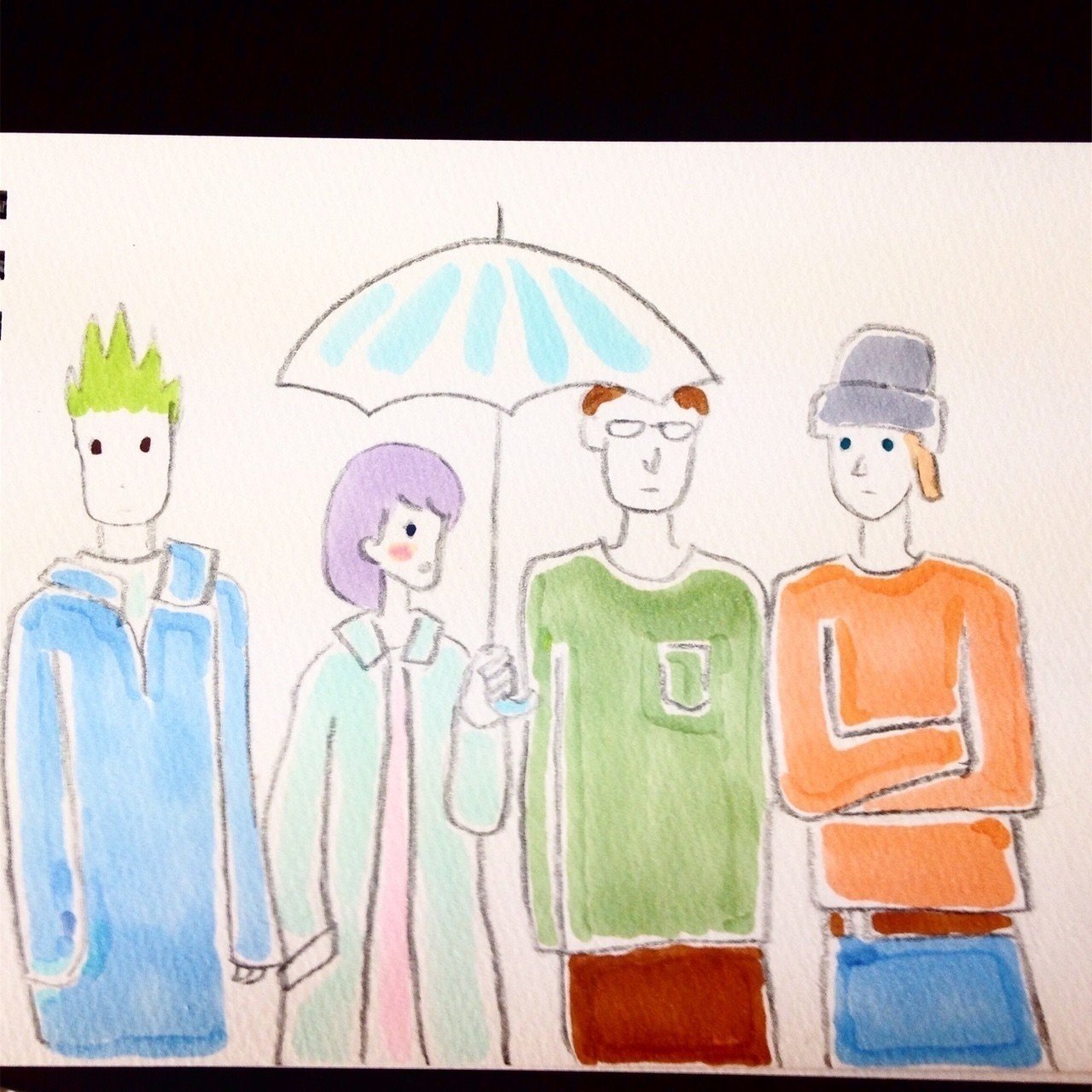 Cdジャケット風のイラスト ムラサメコウ Note