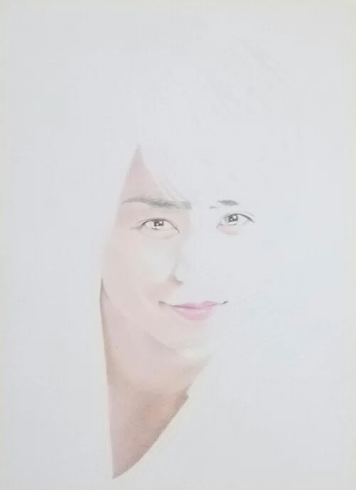色鉛筆画「櫻井翔さん」｜伊藤和哉 (元 ひよっこ色鉛筆画家)