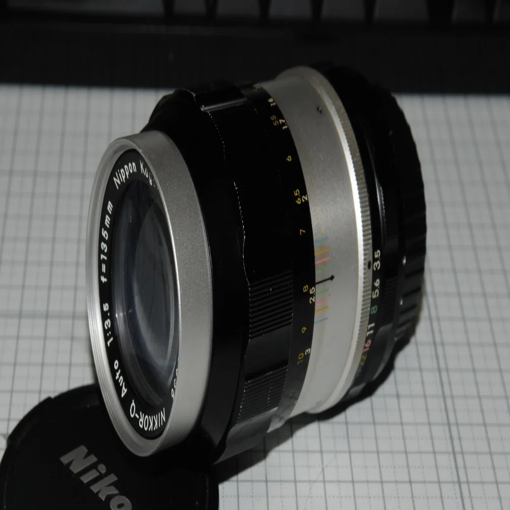 ニコンの激安中古レンズを復活させる（その3）NIKKOR-Q Auto 135mm F3 