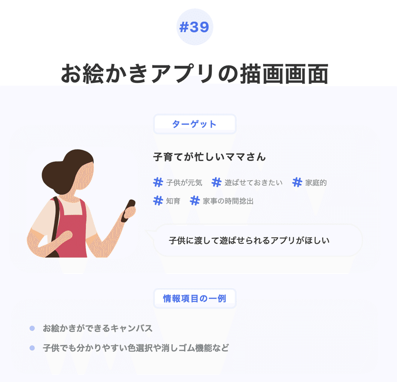 Daily Uiデザイン 039 お絵かきアプリ ダイゼンナツミ Note