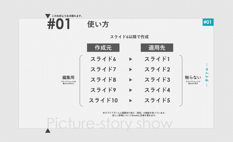 ダウンロード 紙芝居のように変化するスライド Powerpoint Note