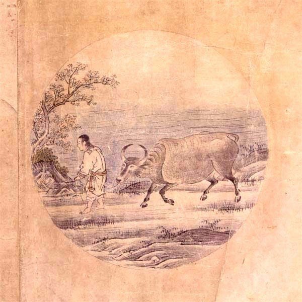 086. 子育て十牛図｜第五図 『牧牛』｜付き合い立てなのに初々