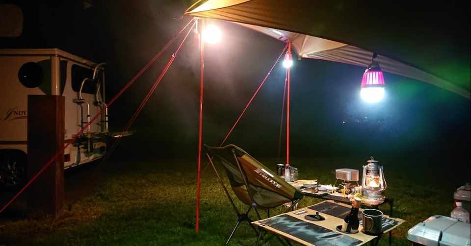 キャンプで使いやすいledランタンの明るさは何ルーメン おとなん 軽キャンパー Note