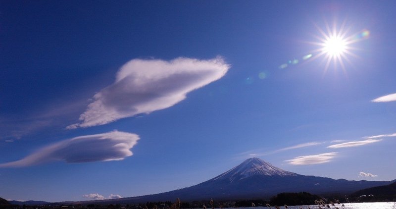 つるし雲・レンズ雲(20200918)