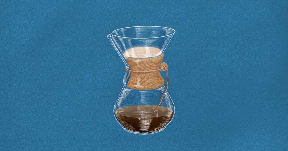 ガラス製コーヒーメーカーchemex ケメックス のイラストを描きました アナログ風線画タッチ Akinori Washida Note