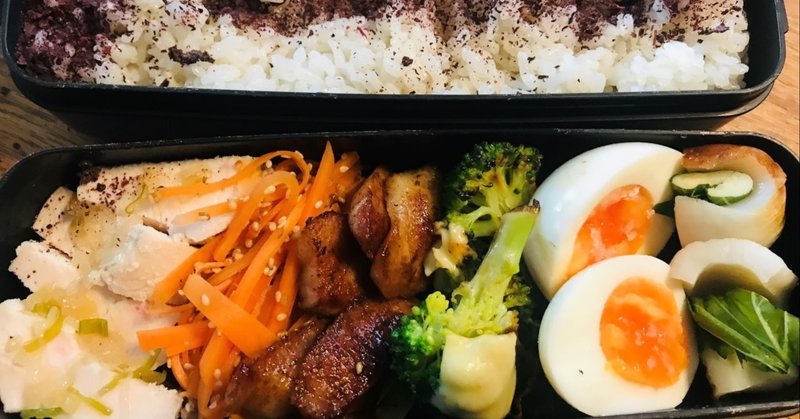 高校生息子のお弁当2日分

作り置きと時短（いつもです💦）編