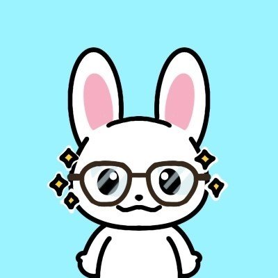 メガネをキラリンしているインテリウサギのアイコン いぬまん Note