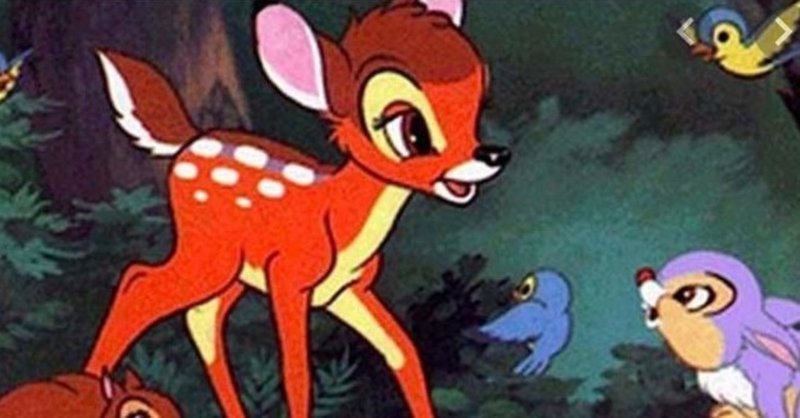 物悲しい、小さい子供のための作品（４）　ディズニー映画　「バンビ」