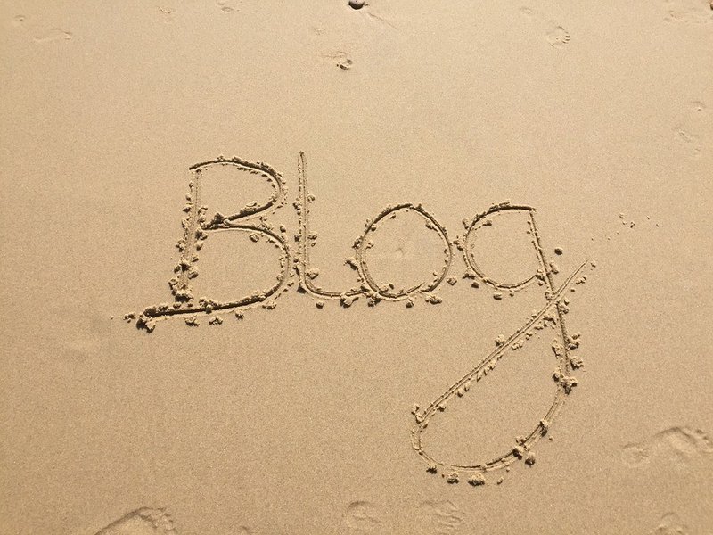 ブログ・砂の文字