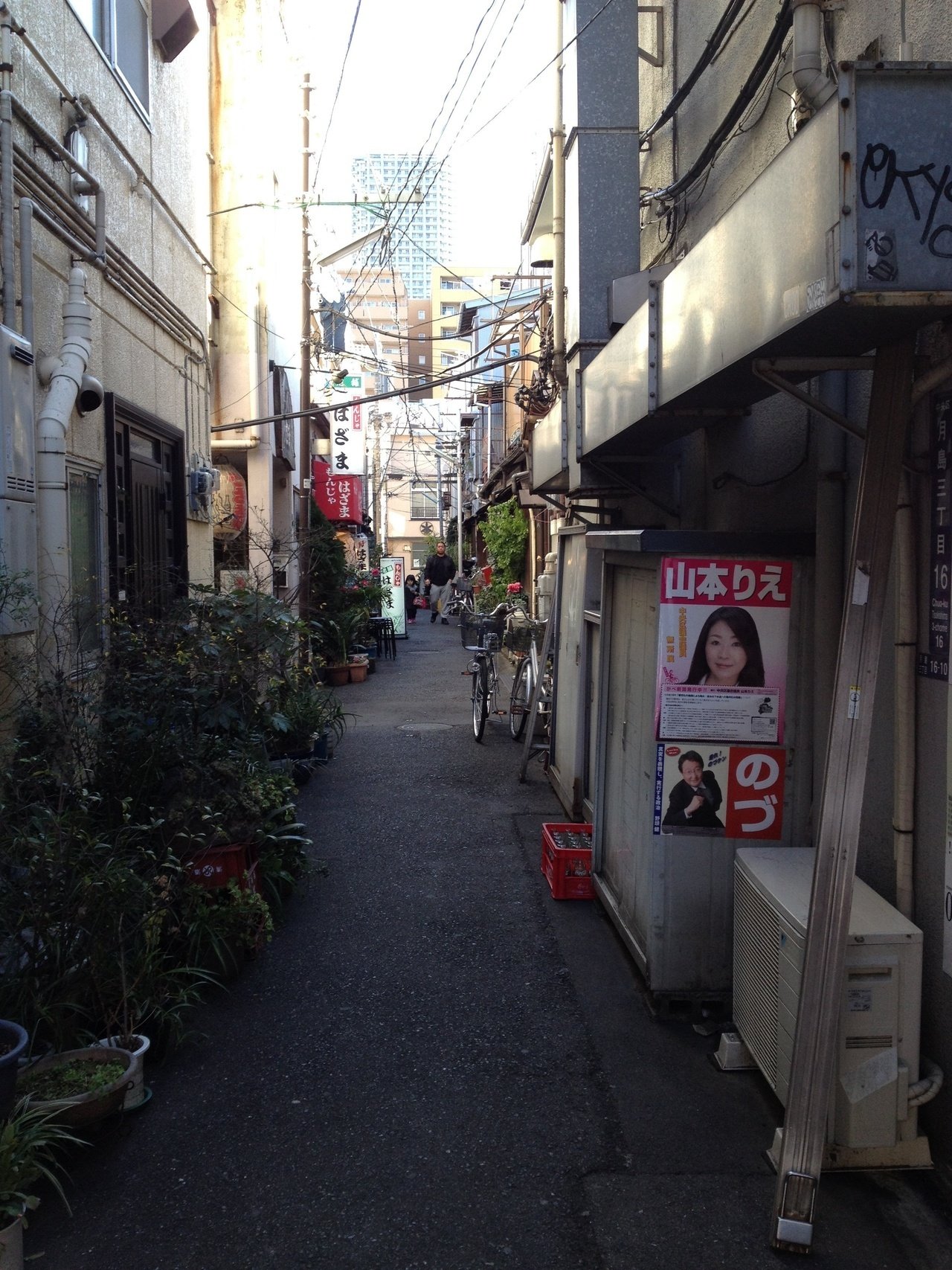 東京都中央区月島の西仲通り商店街の脇の路地です Ttsoul Note 東京都中央区月島の西仲通り商店街の脇の路地です Ttsoul Note