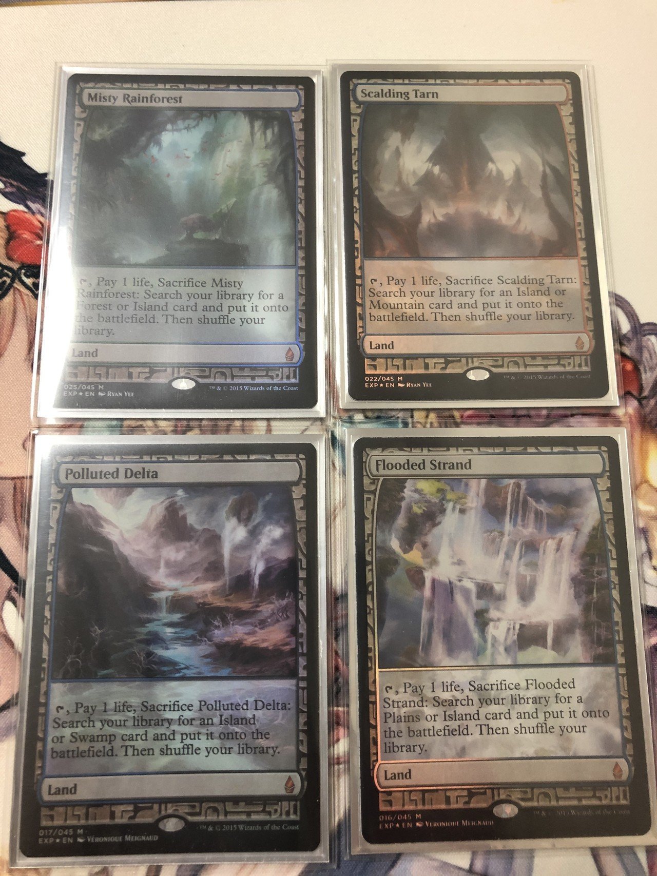 mtg 旧枠　フェッチランド+ショックランド　セット　日本語版 統率者(EDH)】原初の潮流、ネザール/ Nezahal, Primal Tide 100