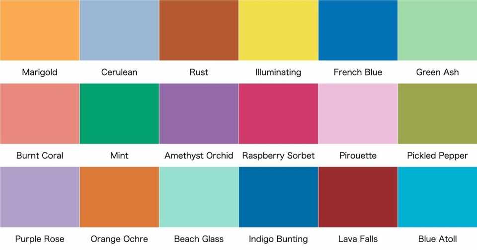 21春夏トレンドカラー 松本 英恵 Hanae Matsumoto Note