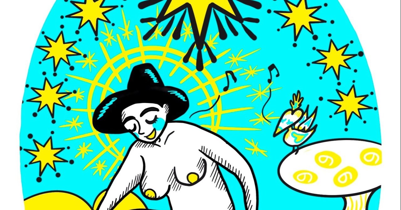 タロットカードイラスト The Star Asukahlo Note