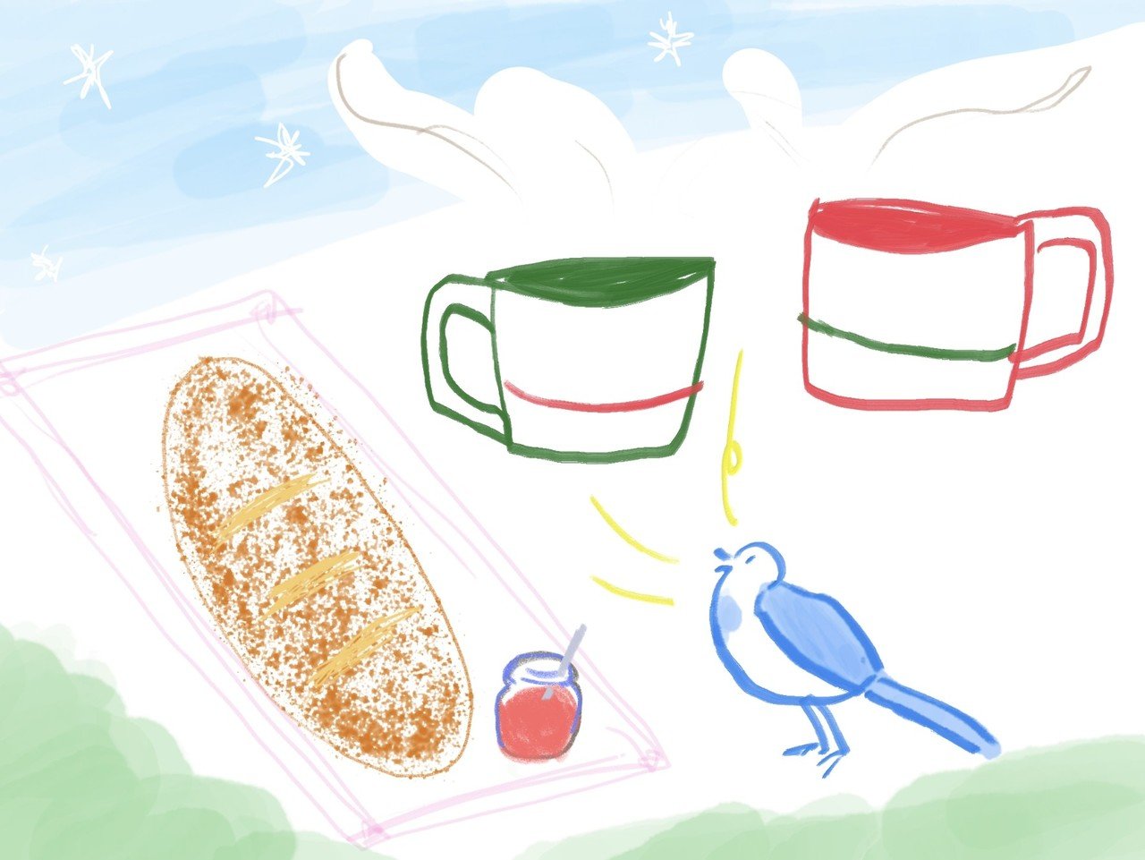 今日のイラスト 薬膳レシピの後日談 Yo Ma Note