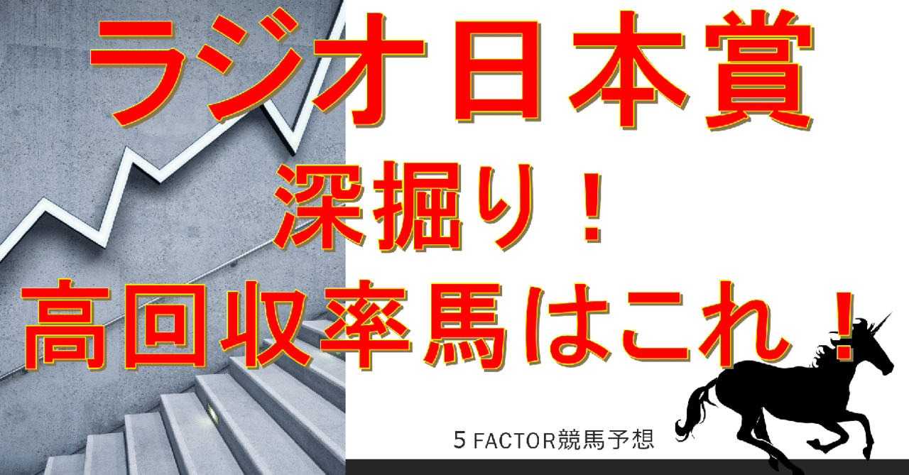 ラジオ日本賞 最終予想 Sakura Note