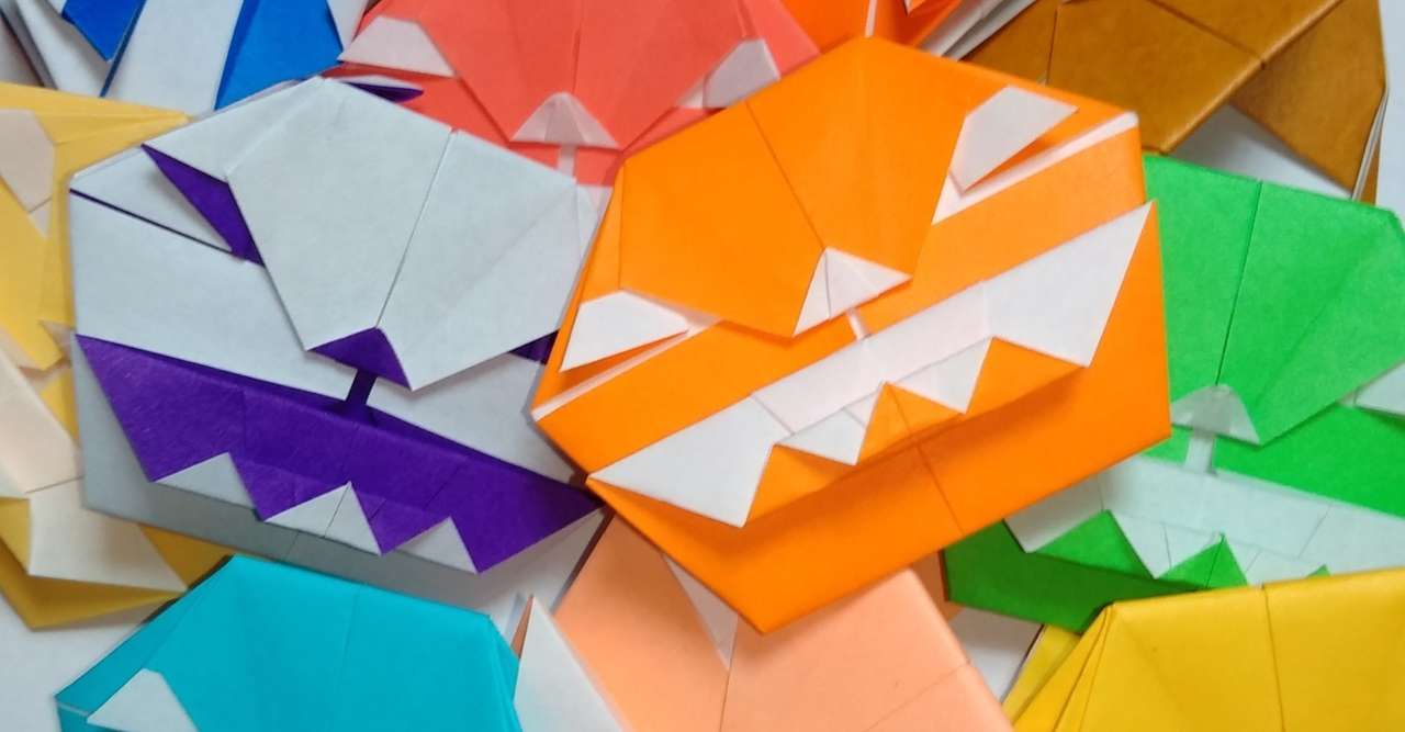 創作折り紙 ジャック オー ランタンの折り方 初級 おだしん Note 創作折り紙 ジャック オー ランタンの折り方 初級 おだしん Note