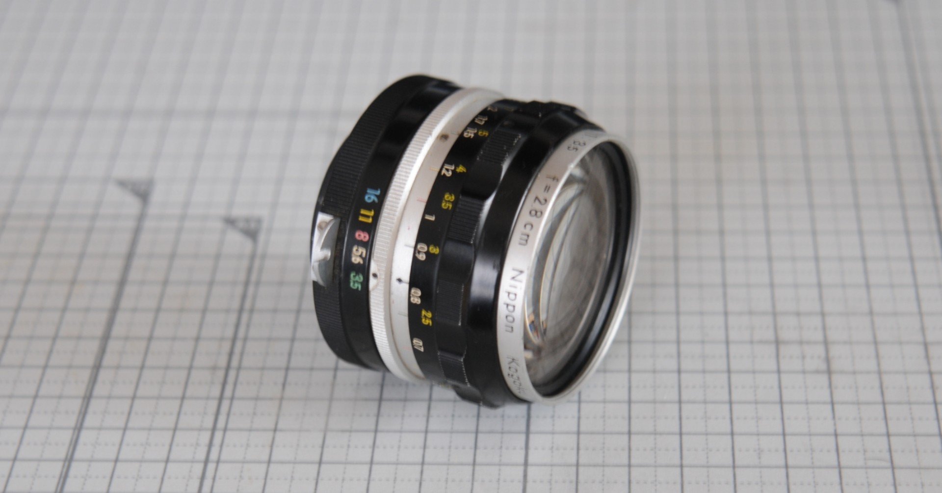 ニコンの激安中古レンズを復活させる（その4）NIKKOR-H Auto 2.8cm F3