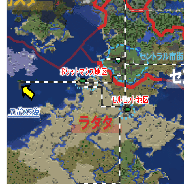 Minecraft 海上拠点 エポワス海洋探査基地 オーリオ Note