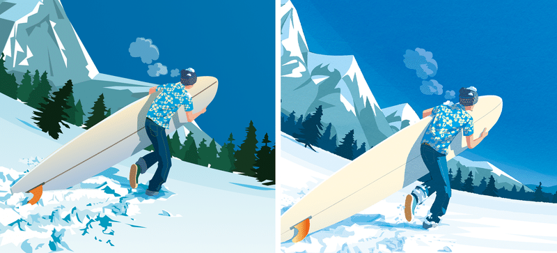 記憶と壁紙 第7回 雪原の幻 05 ミヤタジロウ Note