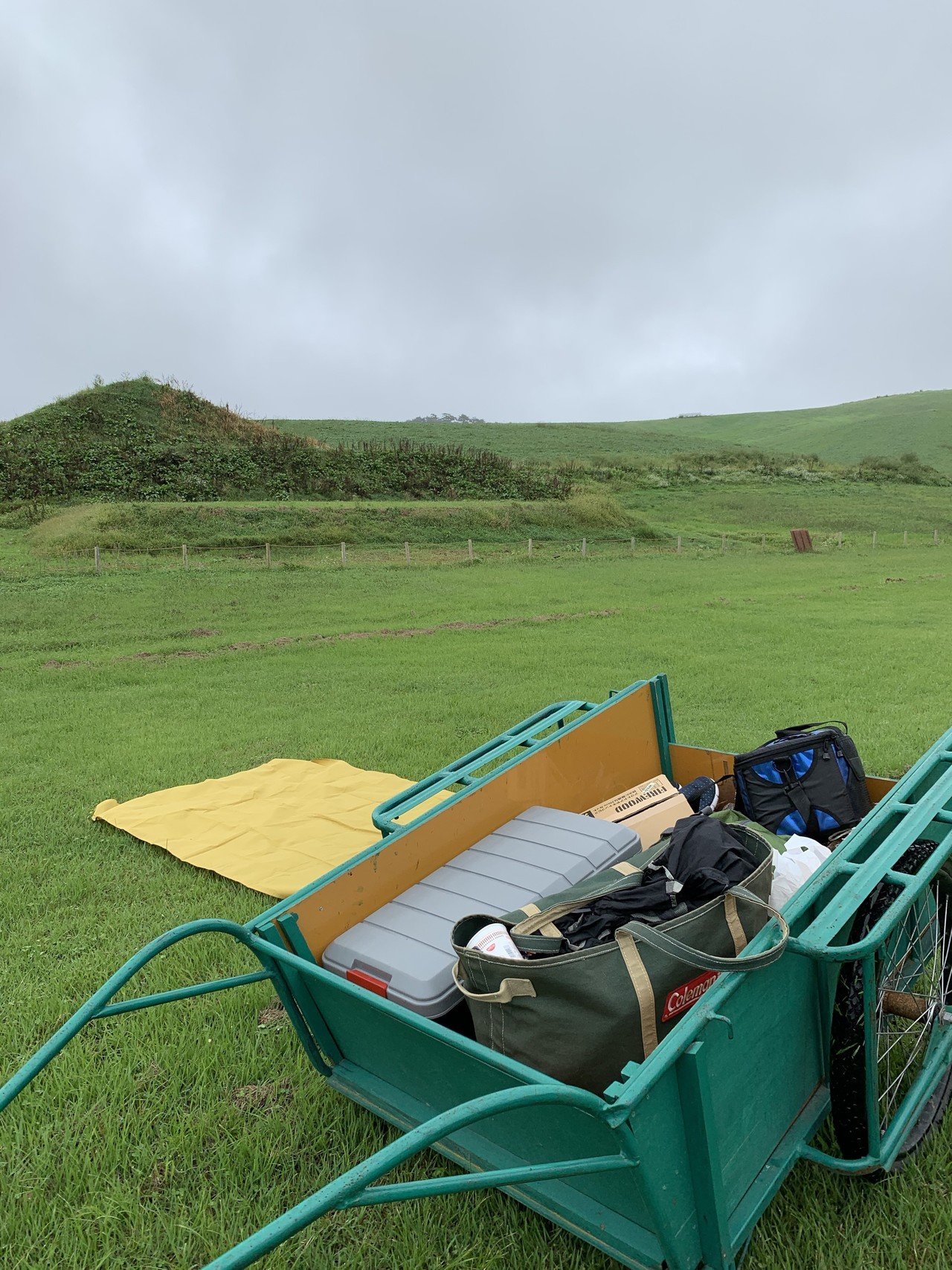 アラフィフおじさん 雨の中ソロキャンプ｜きくりんぐ