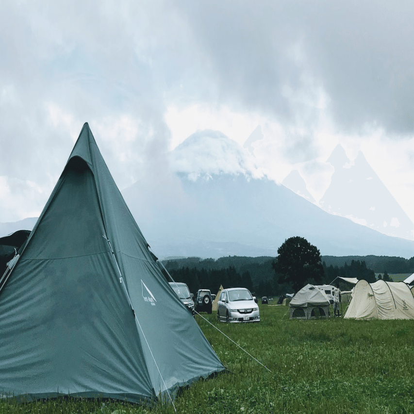 初めてのワンポールテント🎪♡｜神楽坂らせん