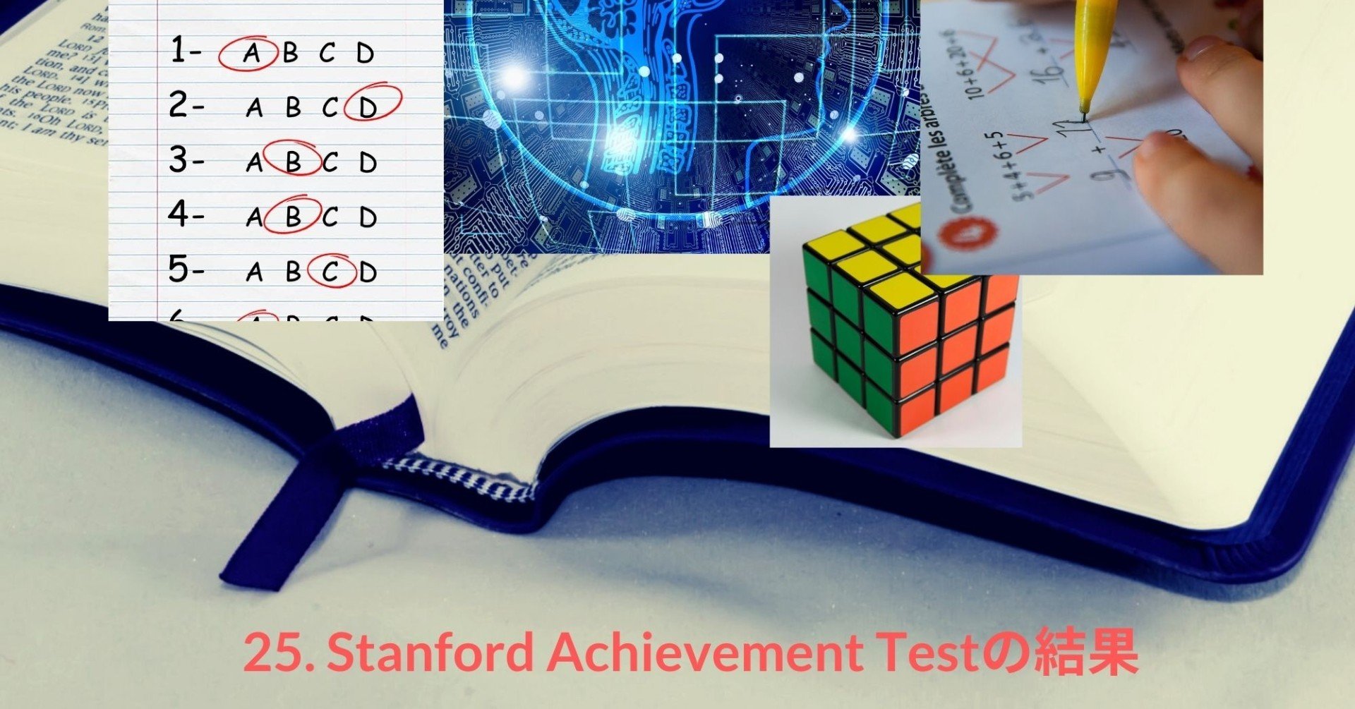 25 Stanford Achievement Testの結果 Hutte Note 25 Stanford Achievement Testの結果 Hutte Note